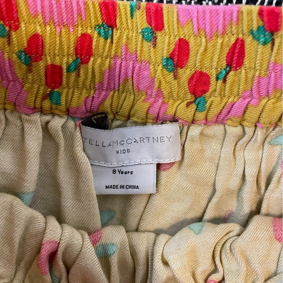 STELLA MCCARTNEY girls yellow apple print skirt and matching sweater. - Picture 6 of 6